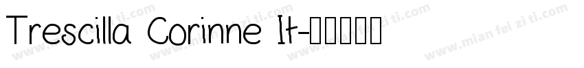 Trescilla Corinne It字体转换